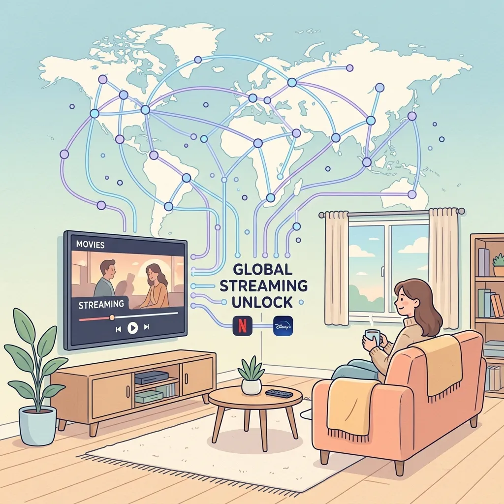 Netflix/Disney+国内怎么看？2026最强流媒体解锁节点与追剧翻墙指南